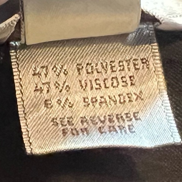 NEW Talbots Refined Bi Stretch Straight Leg Gray Pants Size 4 Charcoal Gray - Picture 8 of 11